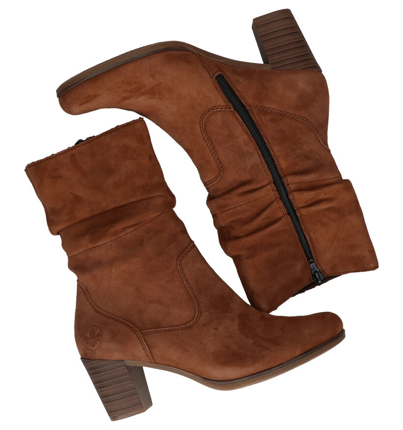 Rieker Bottes courtes en Marron en daim (282709)