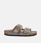 Birkenstock Arizona Big Buckle Taupe Slippers voor dames (376057)