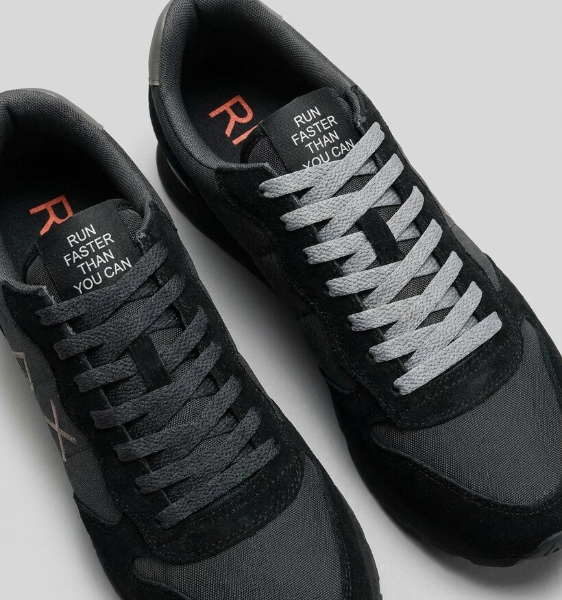 Sun68 Tom Solid Chaussures plates en Noir pour hommes (379397) - pour semelles orthop&eacute;diques