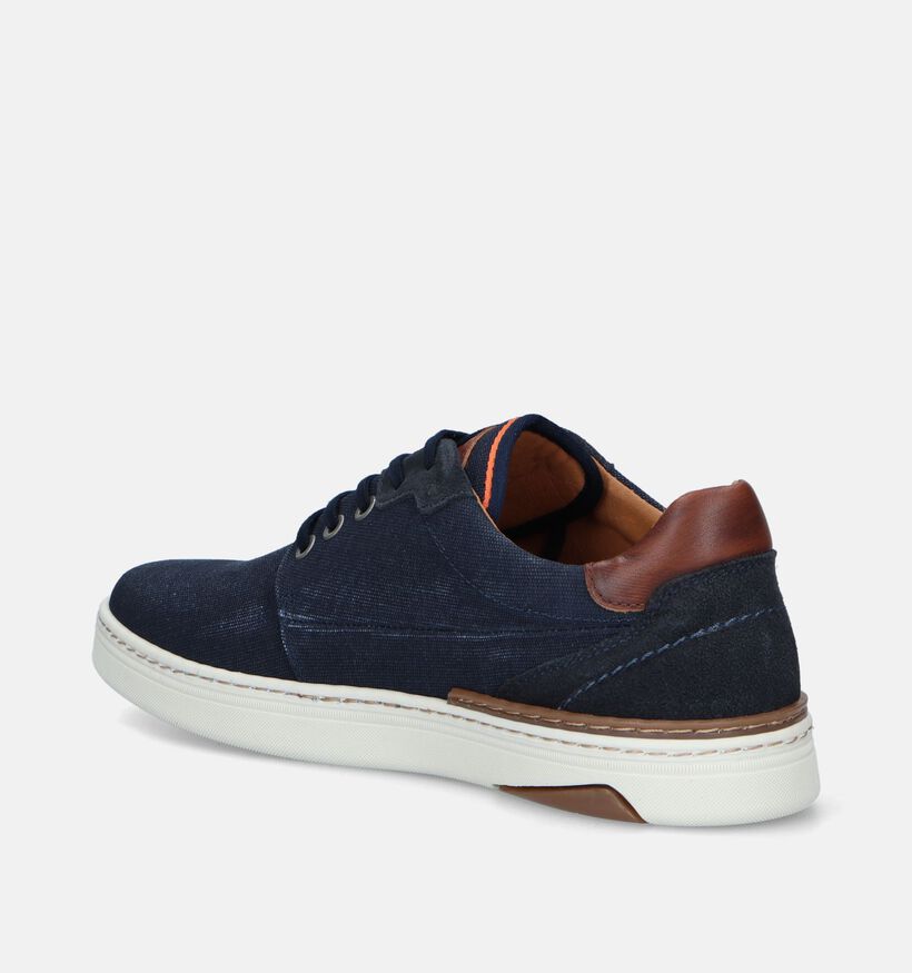 Bullboxer Chaussures à lacets en Bleu foncé pour hommes (348874) - pour semelles orthopédiques