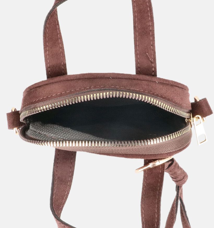 Signatur Suetel Donkerbruine Telefoontasje voor dames (380900)
