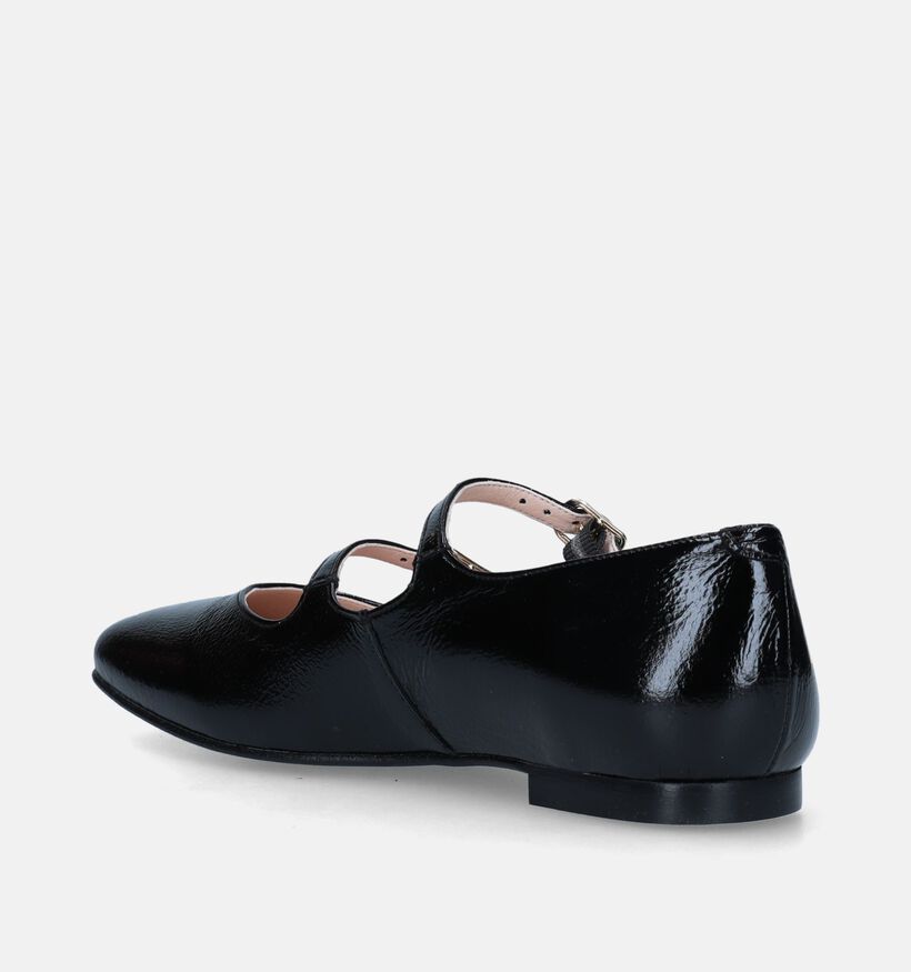 Signatur Ballerines avec sangle en Noir pour femmes (337425)