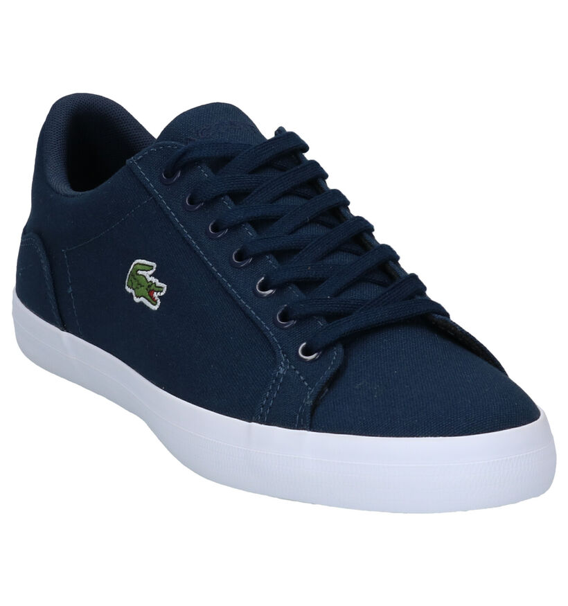 Lacoste Lerond Blauwe Sneakers in stof (287010)
