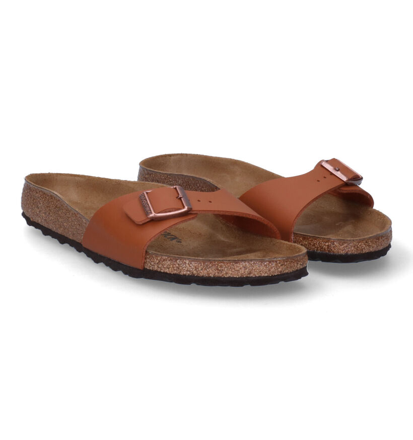 Birkenstock Madrid Birko-Flor Witte Slippers voor dames (338044)