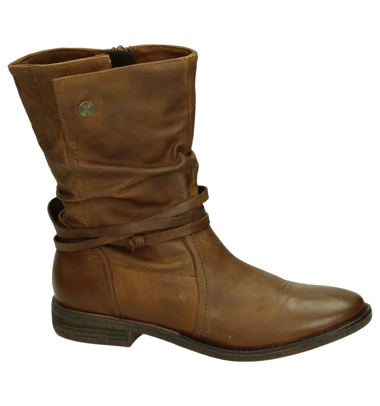 SPM Bottes Brun fonce Femmes Bottes en ligne sur TORFS.BE