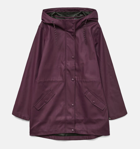 Vero Moda Curve Manteaux Bordeaux/Vert