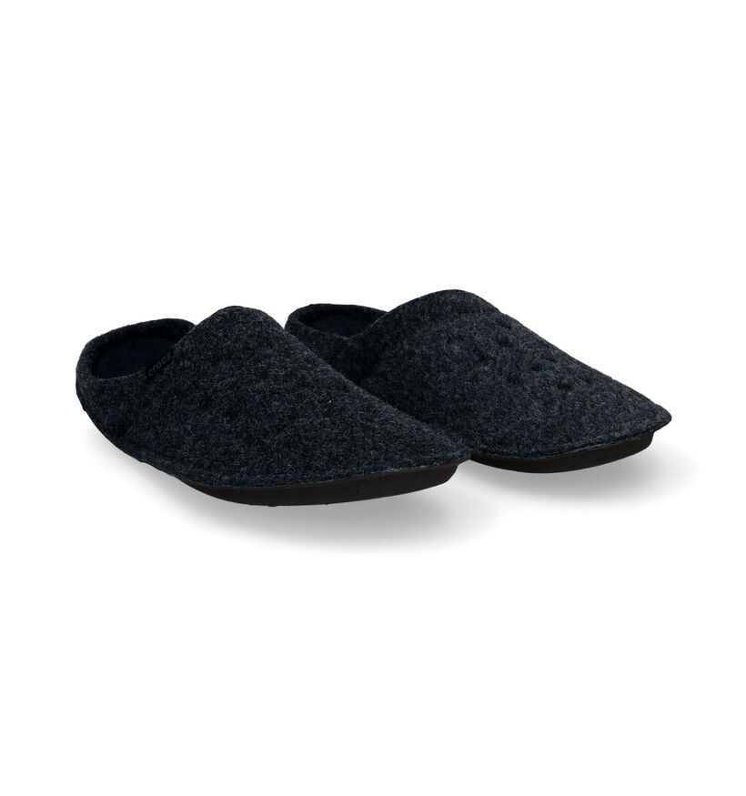 Crocs Classic Slipper Pantoufles en Noir en textile (298344)