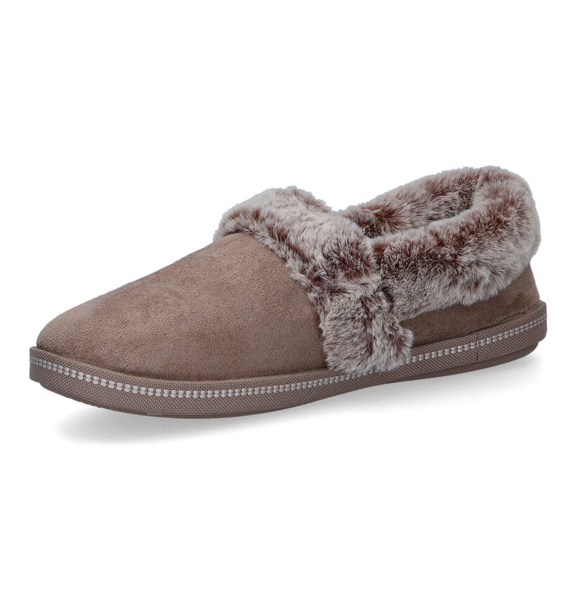 Skechers Cozy Campfire Taupe Pantoffels voor dames (328075)