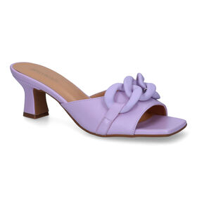 Signatur Nu-pieds à talons en Violet clair (Lilas) pour femmes (308653)