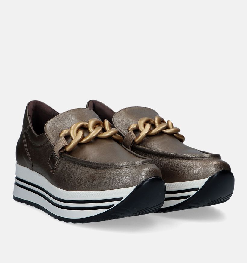 NeroGiardini Chaussures à enfiler en Or pour femmes (331982) - pour semelles orthopédiques