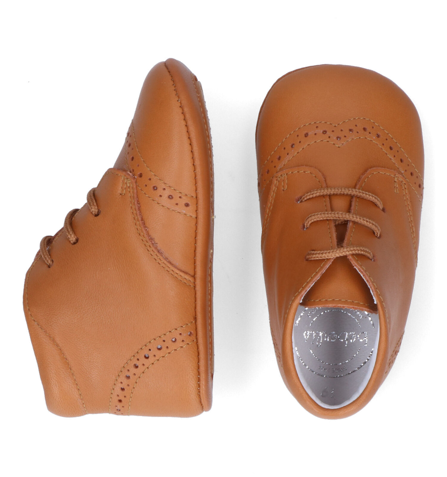 Beberlis Logipi Cognac Parkschoentjes Jongens Babyschoenen