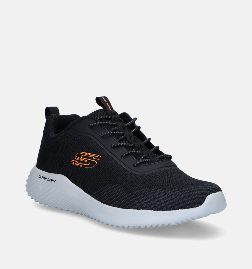 Skechers Bounder Intread Zwarte Sneakers voor heren (340827)