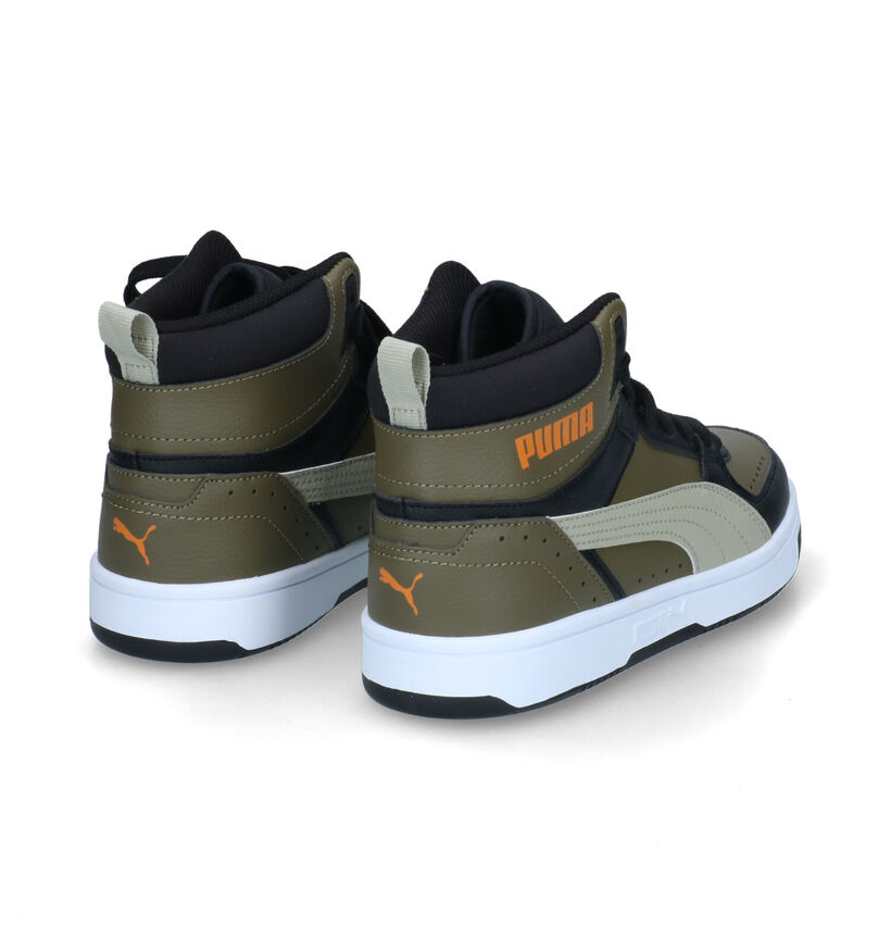 Puma Rebound Joy Baskets en Bleu en simili cuir (311266)