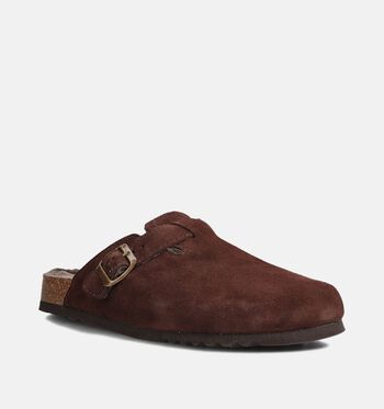 Scholl Pantoufles Noir/Marron/Vert