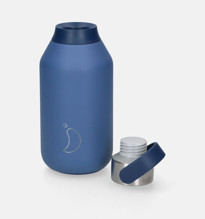 Chilly's Series 2 Gourde en Bleu 350ml pour hommes, femmes, filles, gar&ccedil;ons (311781)