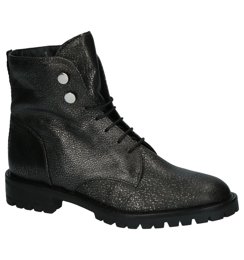 Zwarte Gosh Bottines in leer (205617)