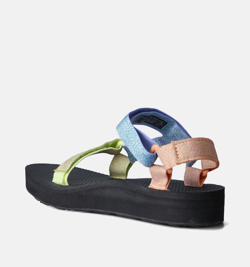 Teva Midform Universal Sandales plates en Bleu pour femmes (366046)