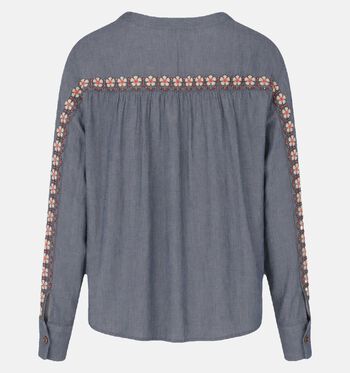 Orfeo Blouses Blauw