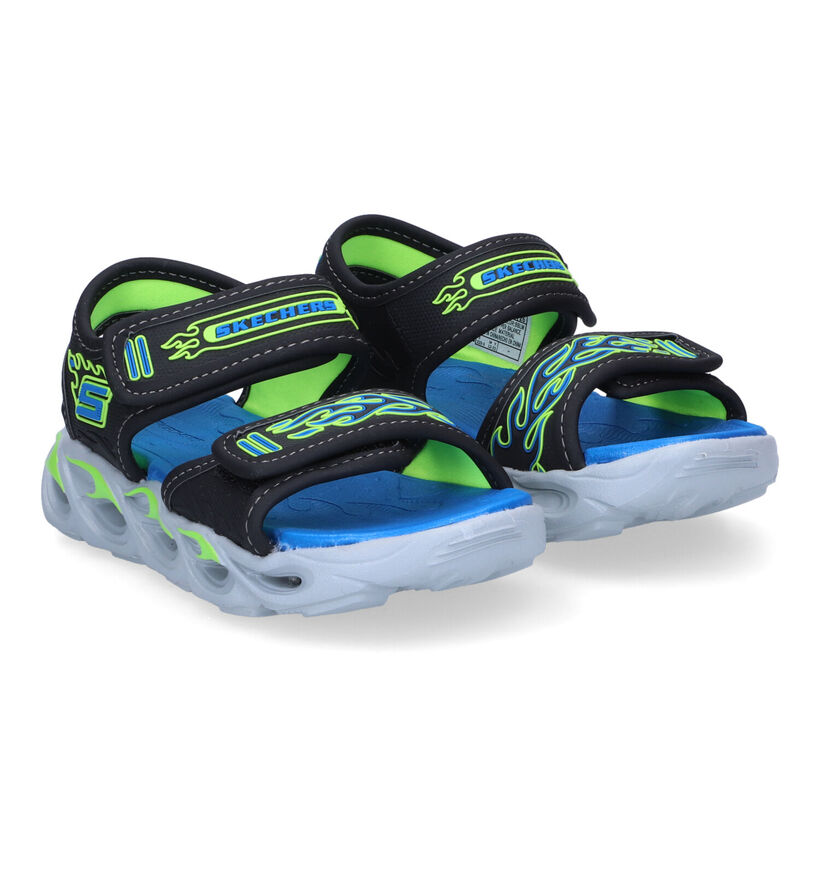 Skechers S Lights Blauwe Sandalen voor jongens (323339)