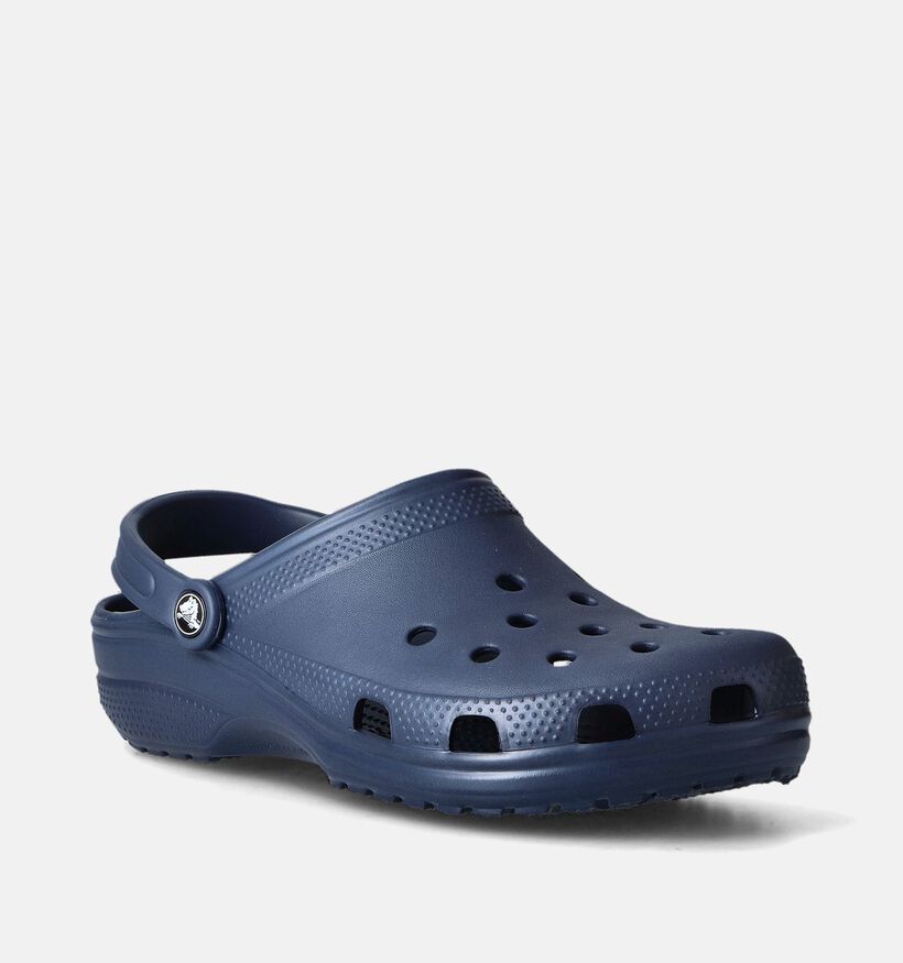 Crocs Classic Nu-pieds en Bleu pour hommes (354140)