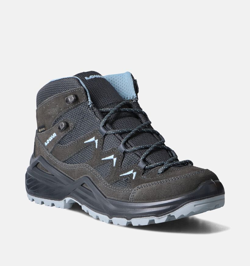 LOWA Sirkos EVO GTX Mid Chaussures outdoor en Gris pour femmes (355804) - pour semelles orthopédiques