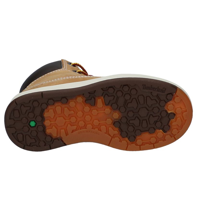 Timberland Davis Square 6 Inch Zwarte Bottines voor jongens (293805) - geschikt voor steunzolen