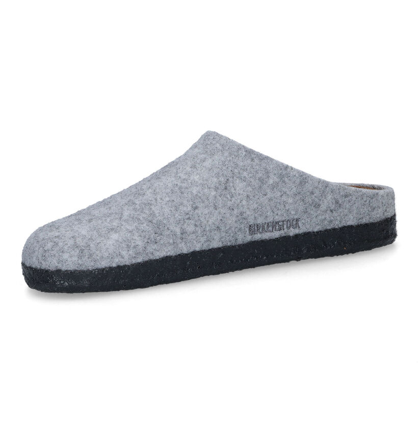 Birkenstock Zermatt Grijze Pantoffels voor dames (330661)