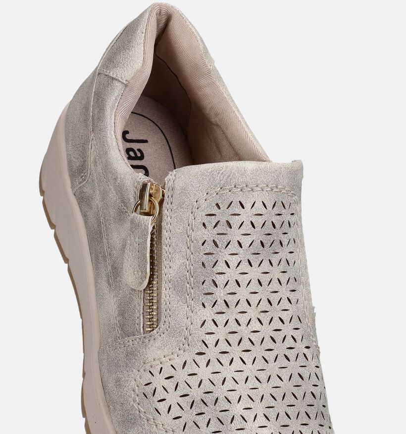 Jana Vegan Chaussures confort en Beige pour femmes (367763) - pour semelles orthop&eacute;diques