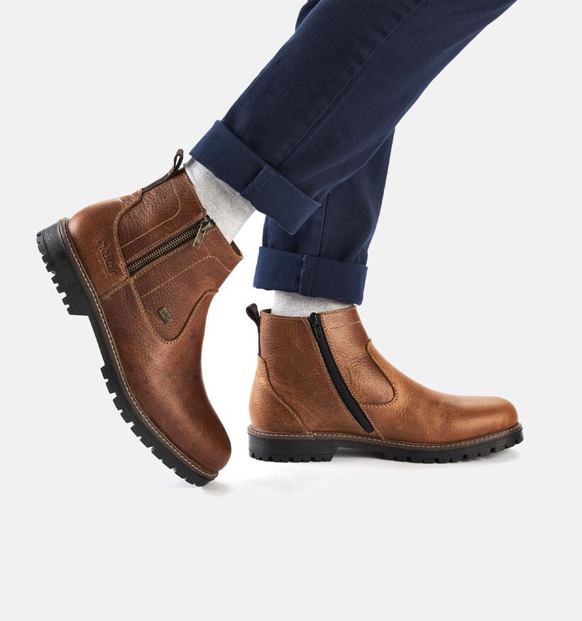 Rieker Cognac Boots voor heren (353205)