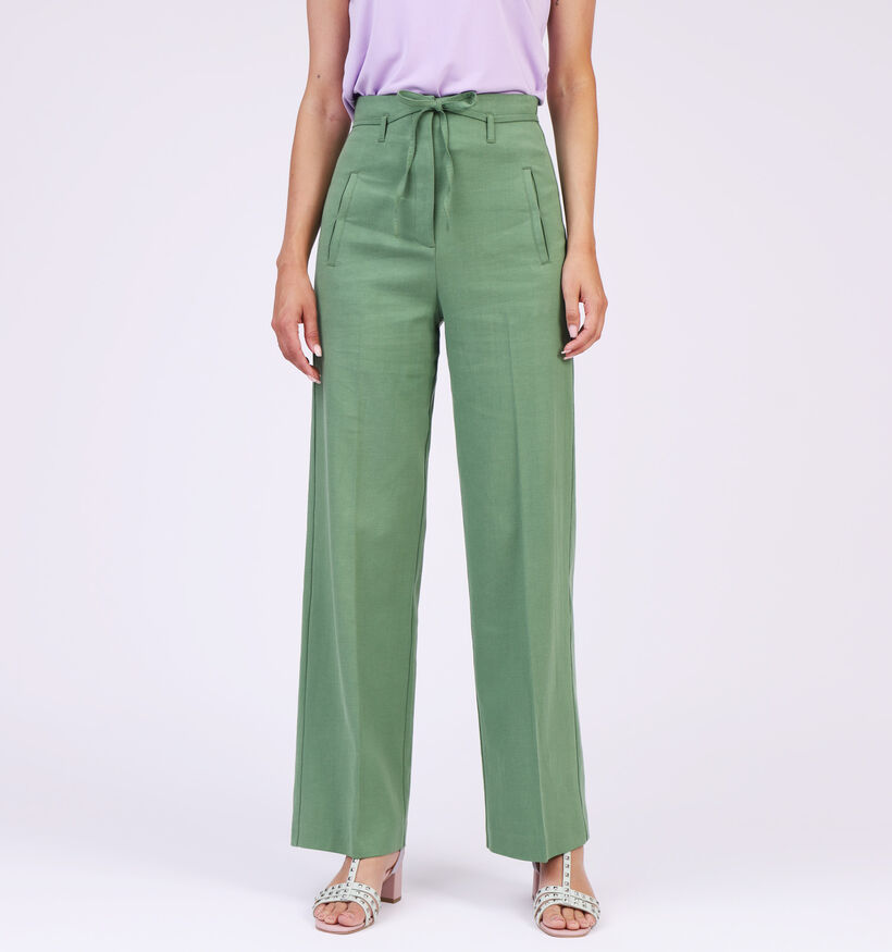 comma Pantalon Large en Vert (313249)