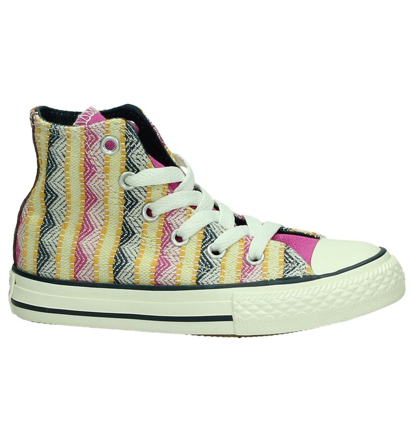 Converse Chuck Taylor AS Witte Hoge Sneakers in stof (286162)
