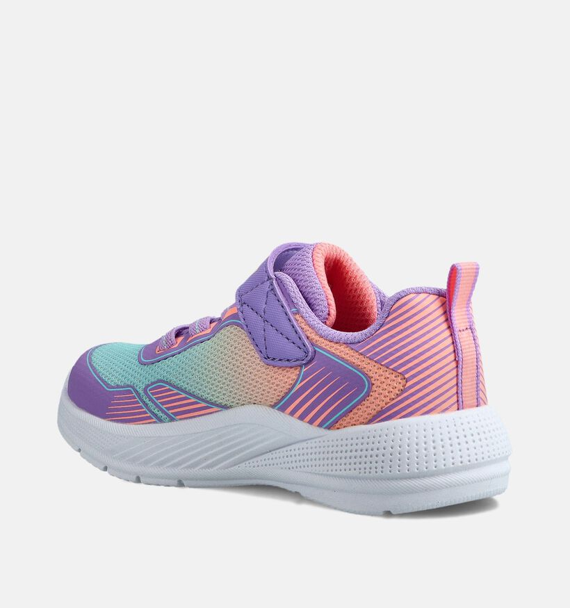 Skechers Microspec Advance Paarse Pastel Sneakers voor meisjes (366281) - geschikt voor steunzolen