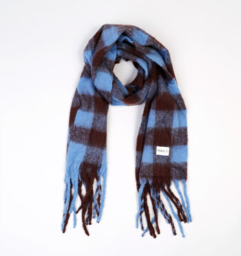 Dolce C. Sjaals Oranje/Blauw/Roze/Groen