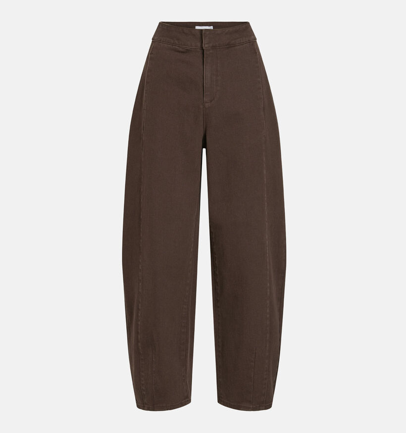Vila Chia Barrel Donkerbruine Barrel Jeans voor dames (378582)