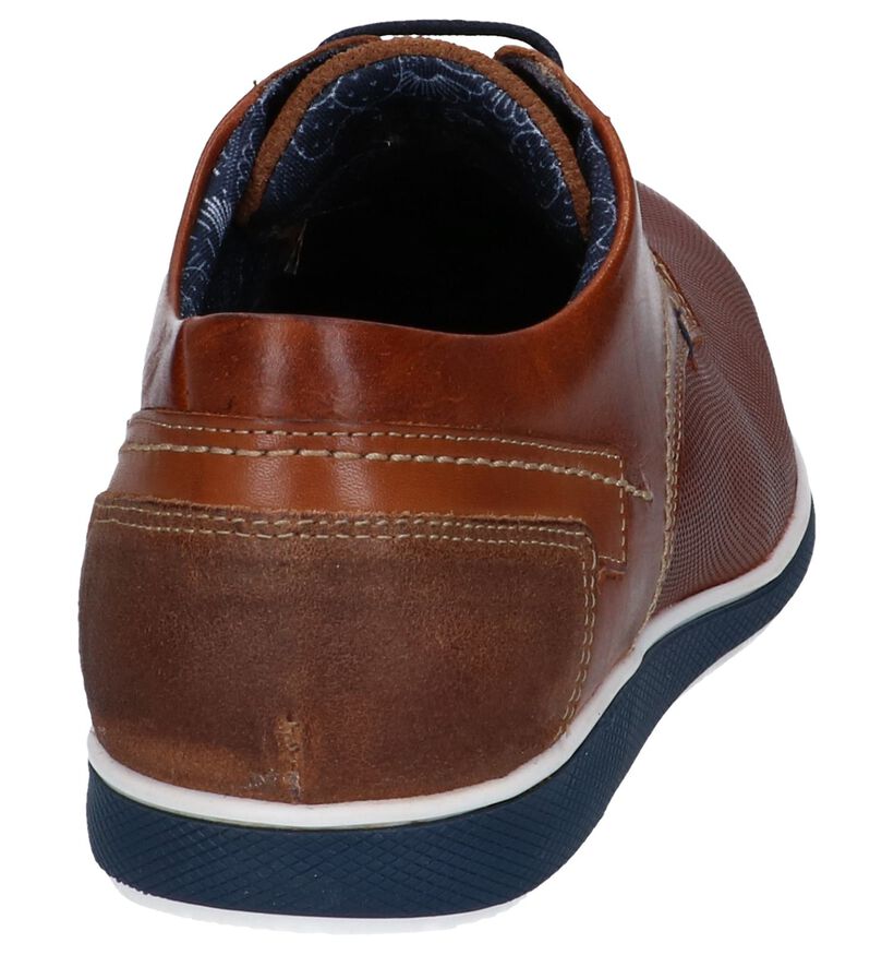 Borgo Sport Chaussures basses en Cognac en cuir (238995)