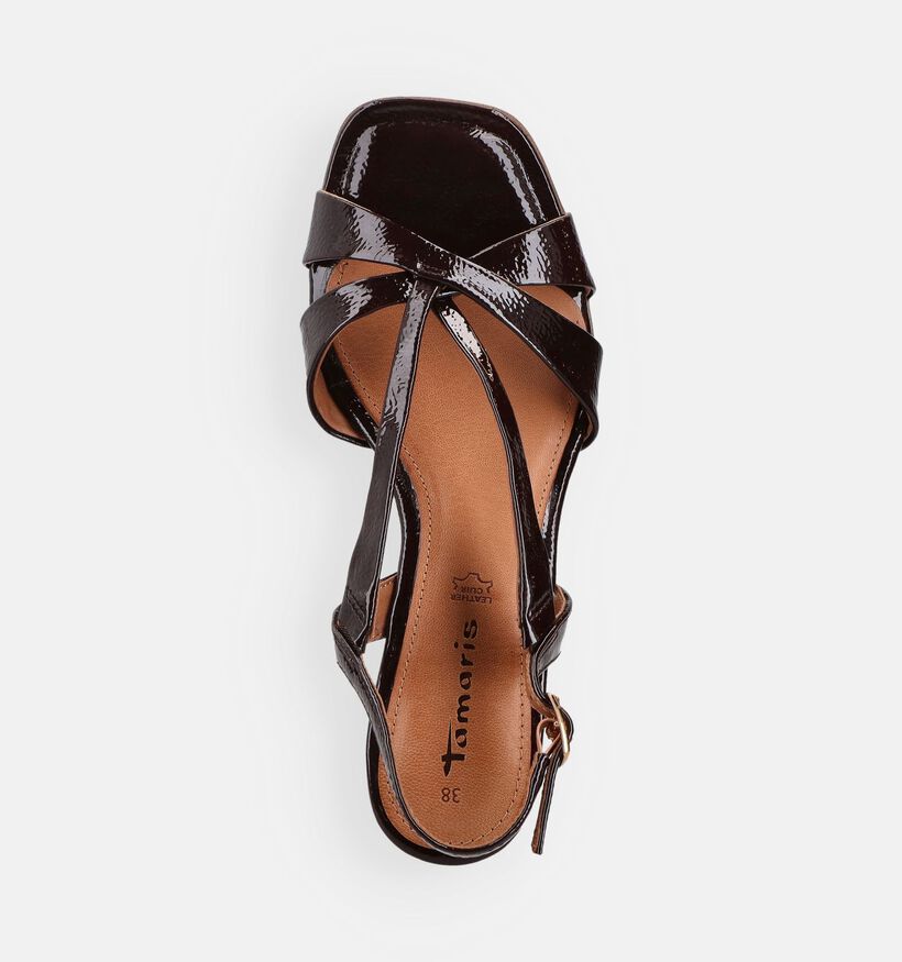 Tamaris Bruine Sandalen met hak voor dames (373615)
