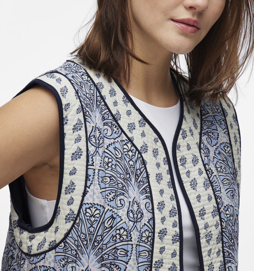 Vila Delphine Blauwe Korte bodywarmer voor dames (353036)
