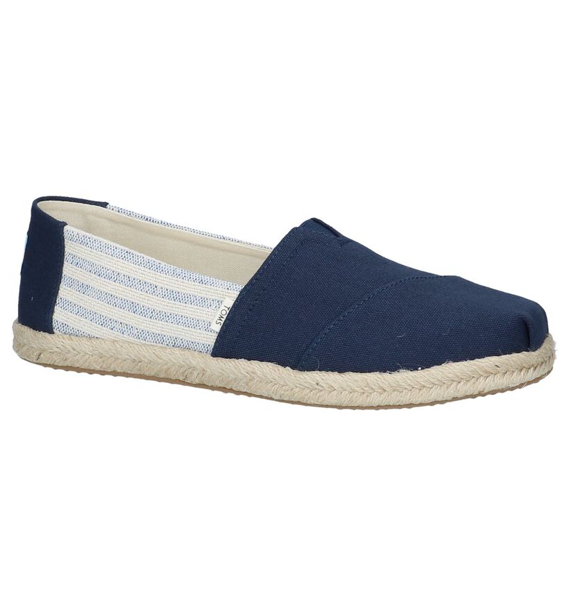 Toms Alpargata  Espadrilles en Gris en textile (269359)