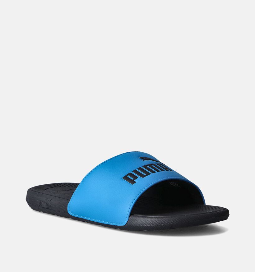Puma Cool Cat 2.0 Claquettes de picine en Bleu pour filles, garçons (350400)