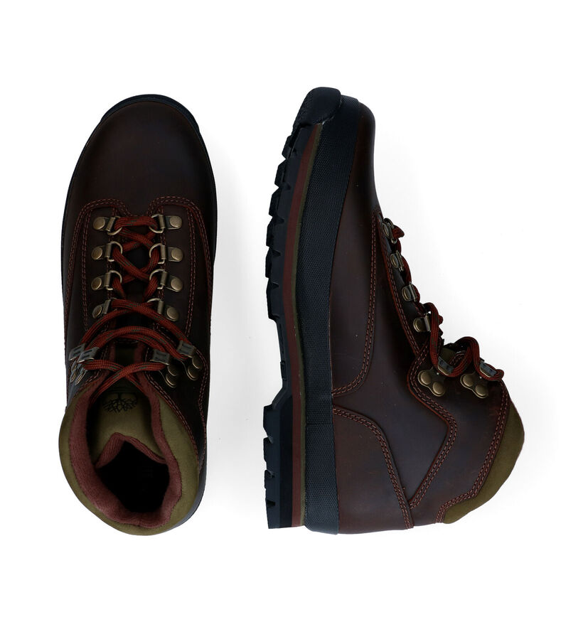 Timberland Euro Hiker Bottines en Brun en cuir (294319)