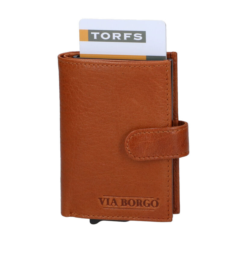 Via Borgo Porte-cartes & Ceinture en Cognac pour hommes (306807)