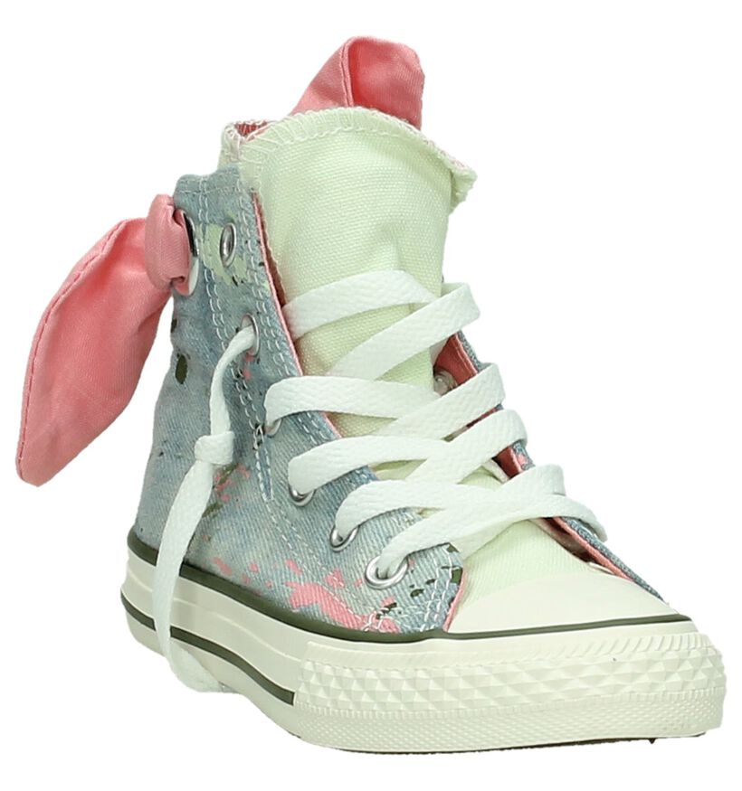 Converse Chuck Taylor AS Bow Back Hi Blauwe Sneakers, , pdp