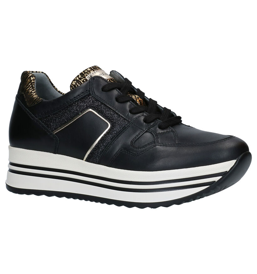 NeroGiardini Chaussures à lacets en Noir en cuir (283478)