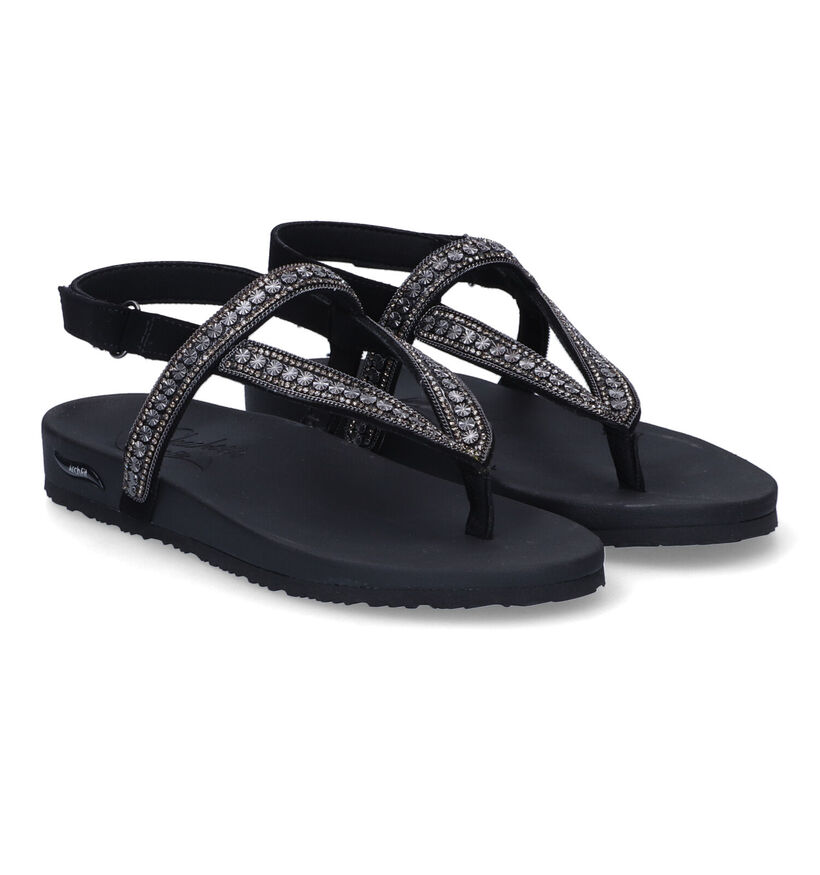 Skechers Arch Fit Meditation Zwarte Sandalen voor dames (305306)