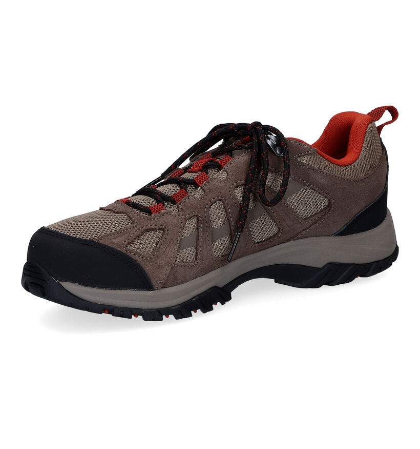 Columbia Redmond III WP Taupe Wandelschoenen voor heren (303293) - geschikt voor steunzolen