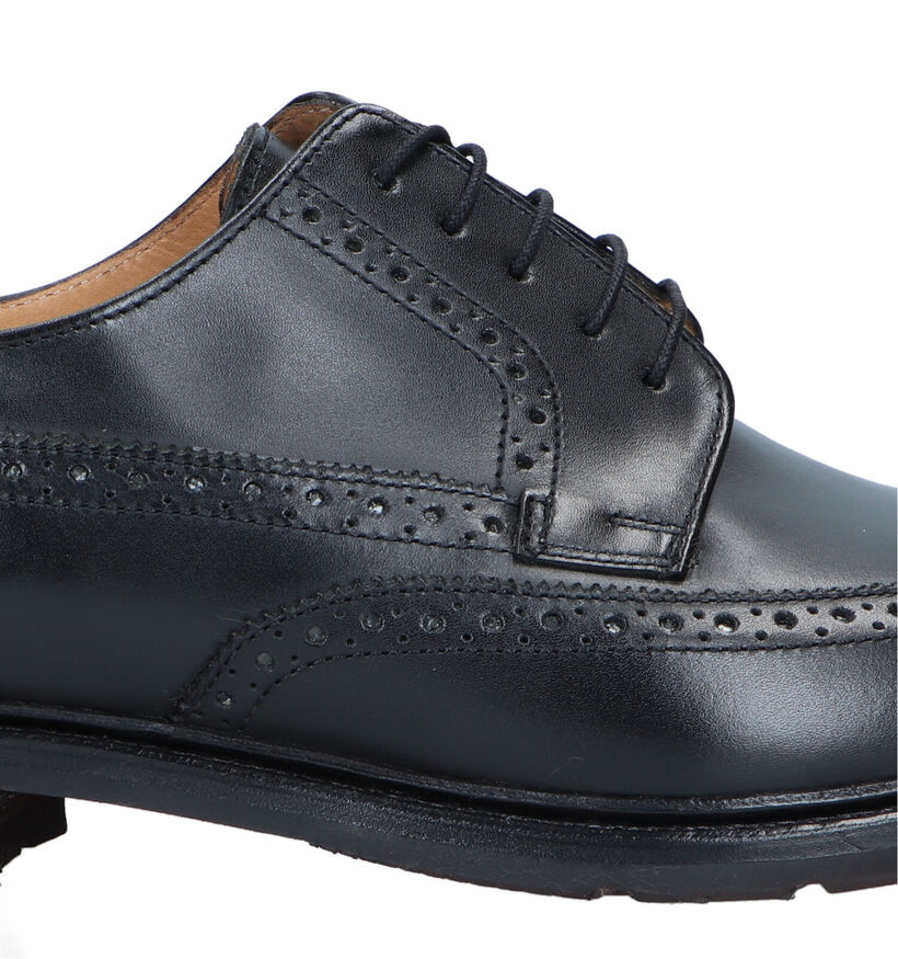 Ambiorix Grayson Chaussures à lacets en Noir pour hommes (327703) - pour semelles orthopédiques