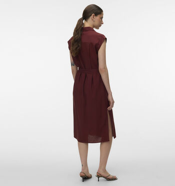 Vero Moda Robes Bordeaux