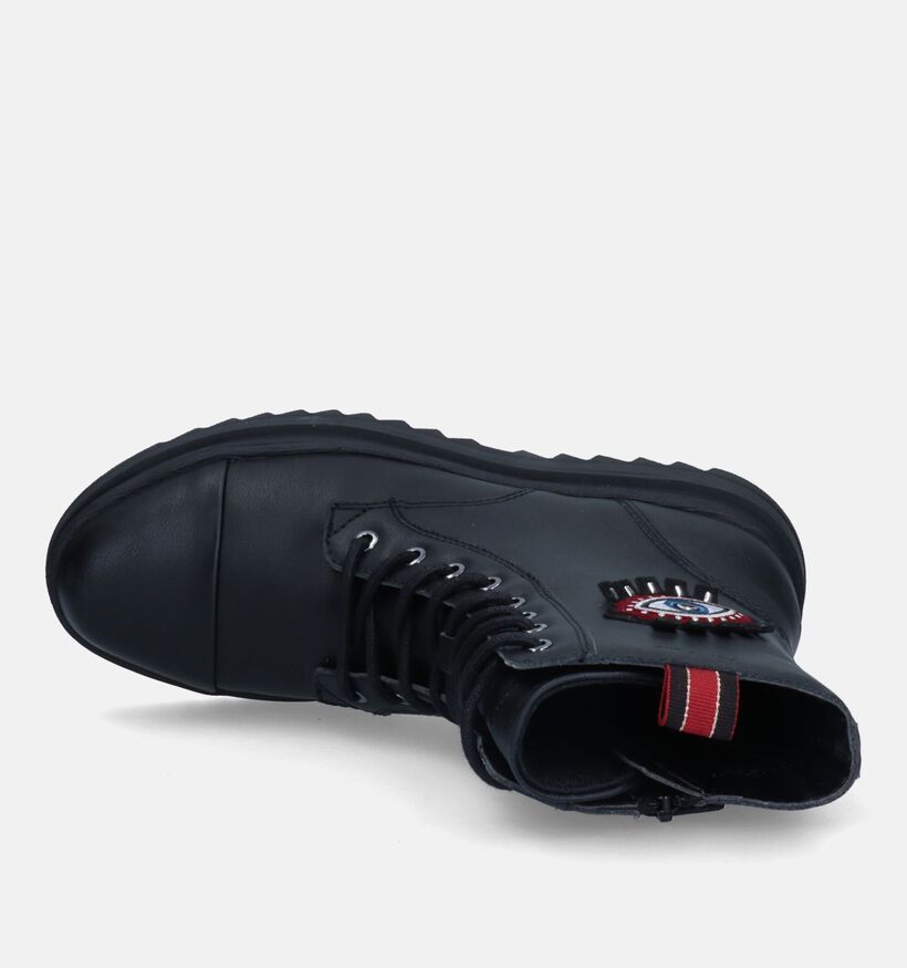 Geox Gillyjaw Zwarte Boots voor meisjes (328504) - geschikt voor steunzolen