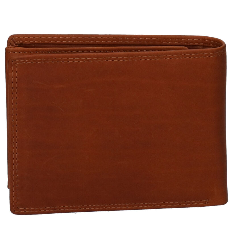 Euro-Leather Portefeuille en Cognac en cuir (310417)