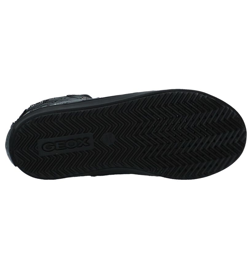 Geox Zwarte Hoge Geklede Sneakers in lakleer (223138)